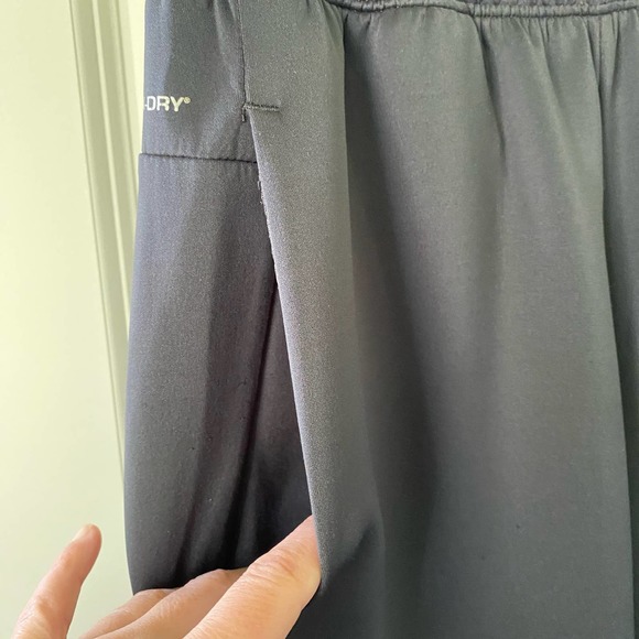Layers Qwick Dry Black Athletic Pants Zip Ankles Size Small - Picture 2 of 5